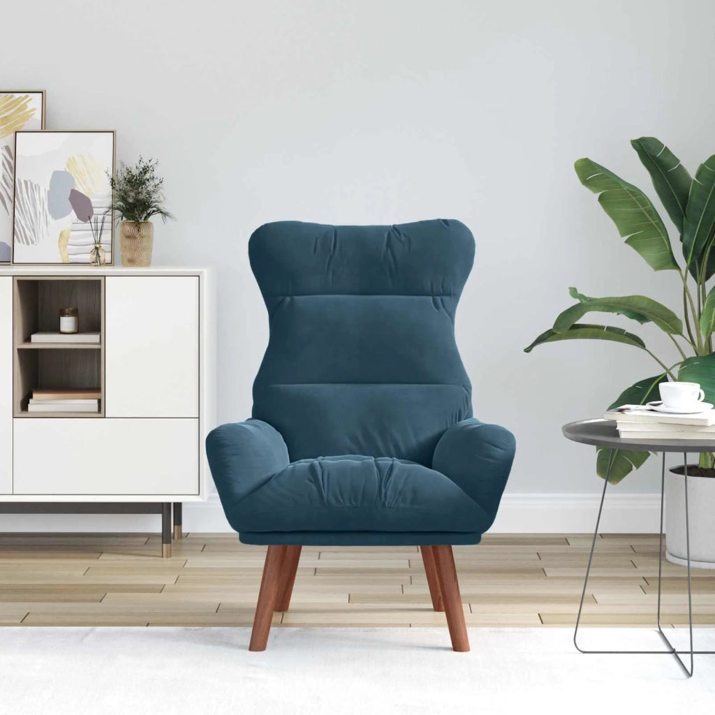 poltrona Blu 69 x 74 x 93 cm Velluto 42001833