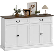 Armadio ¨C Minimal ¨C bianco marrone 140x40x85