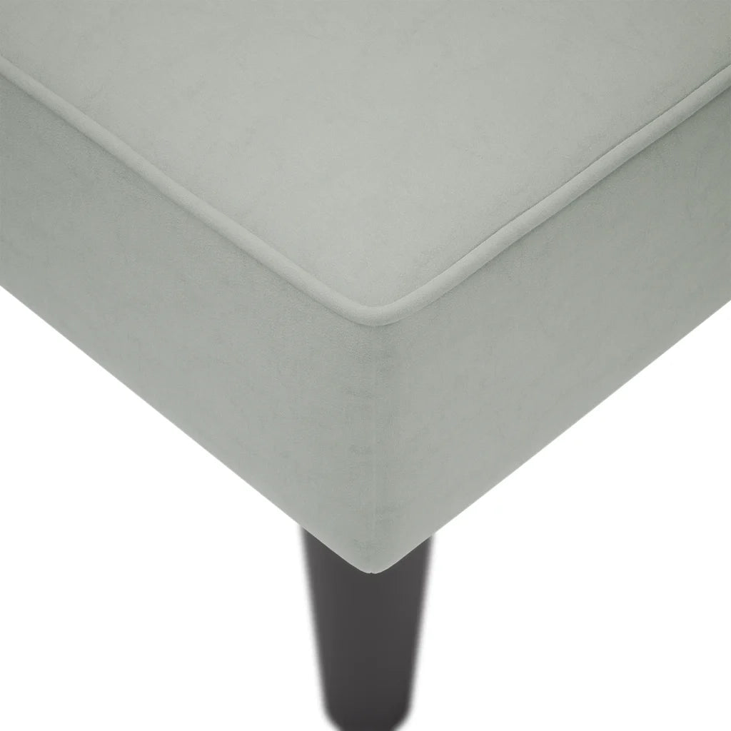 Sdraio con Bracciolo Destro in Velluto Grigio Chiaro CFW5521051
