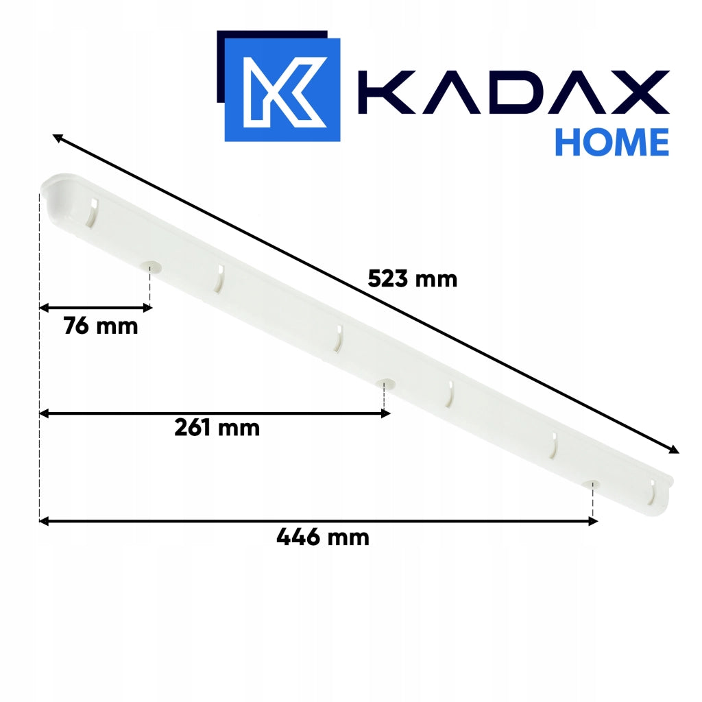 Stendibiancheria da bagno a soffitto KADAX, 6 barre, 150 cm, resistente e robusto.
