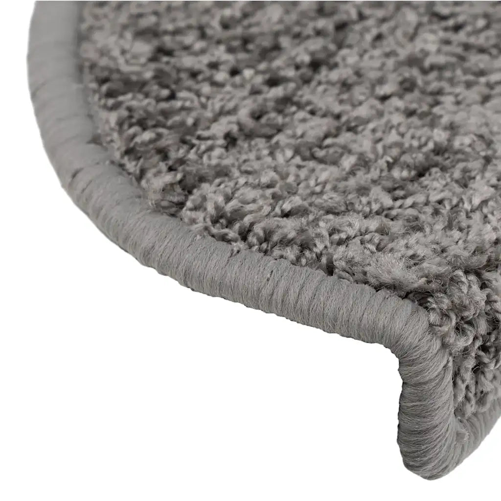 Tappetini per scale 20 pz 65x21x4 cm Grigio Semicircolari Grandi 3365845