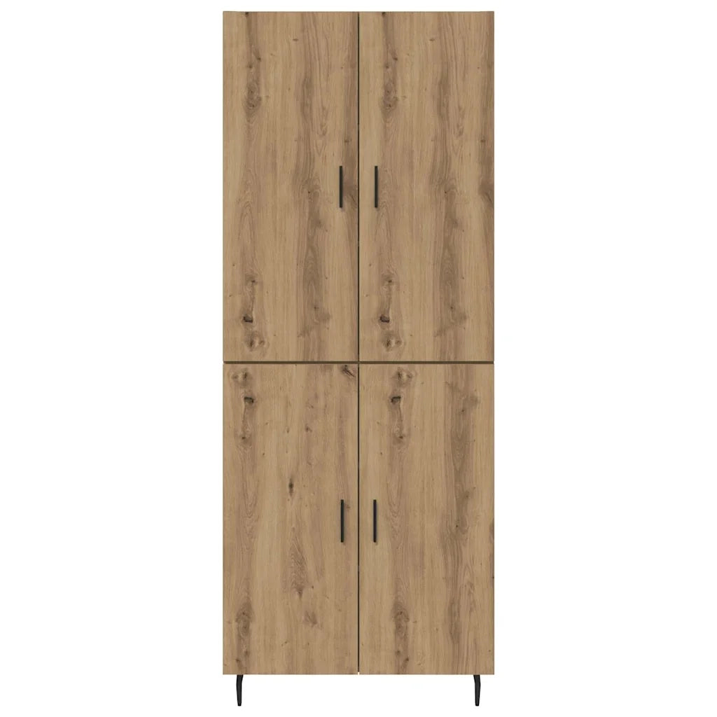 Credenza-Buffet-Armadio da cucina Rovere artigianale 69,5 x 34 x 180 cm 285952
