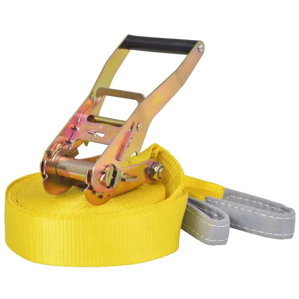 Slackline 15 m x 50 mm 150 kg Gialla 142667