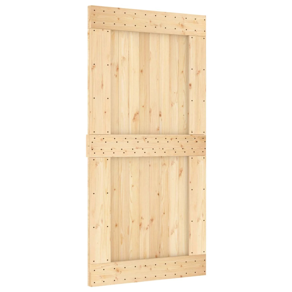 Porta NARVIK Naturale 100 x 210 cm Legno di pino solido 42047093