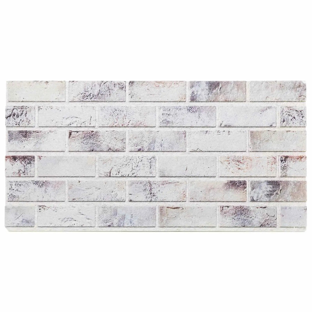Pannelli da parete 10 pz 100 x 50 cm Grigio Chiaro e Nero 42046104