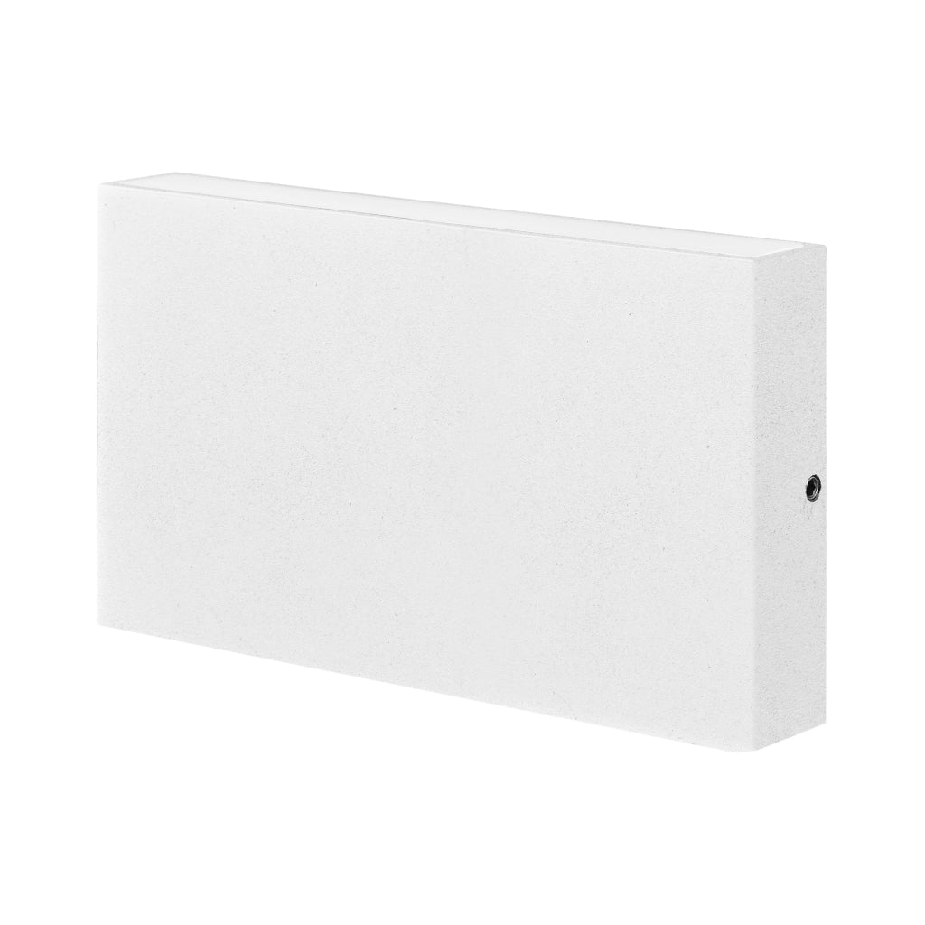 Applique esterna LED rettangolare bianca Chicago Polux IP44