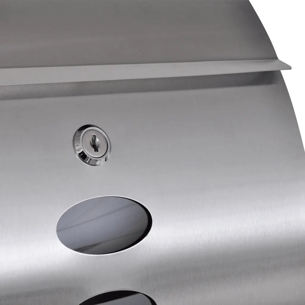 Casetta della Posta Doppia con Supporto in Acciaio Inox 271747