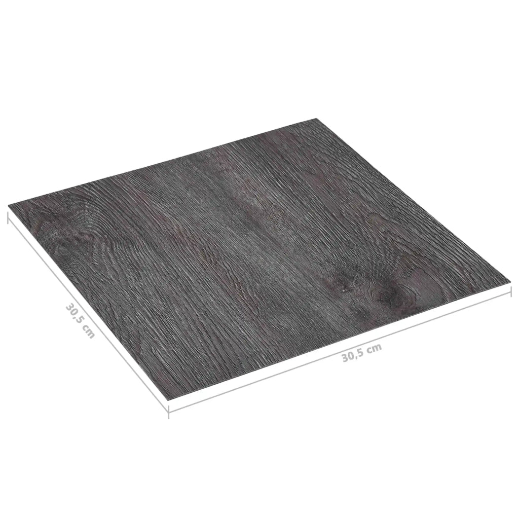 Tavole per Pavimenti 5,11 m² 55 pcs PVC Nero e Grigio 42046282
