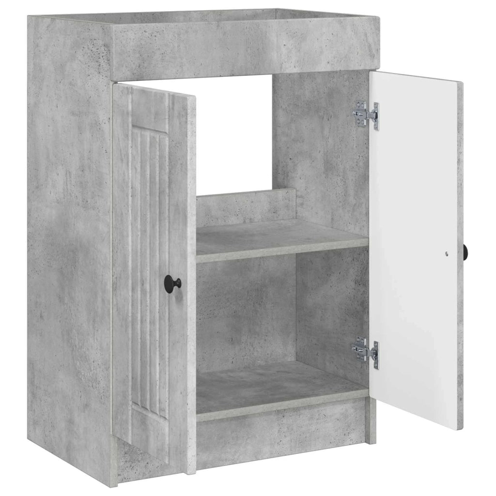 Mobiletto da Bagno | Armadio da bagno sotto il lavello Grigio Cemento