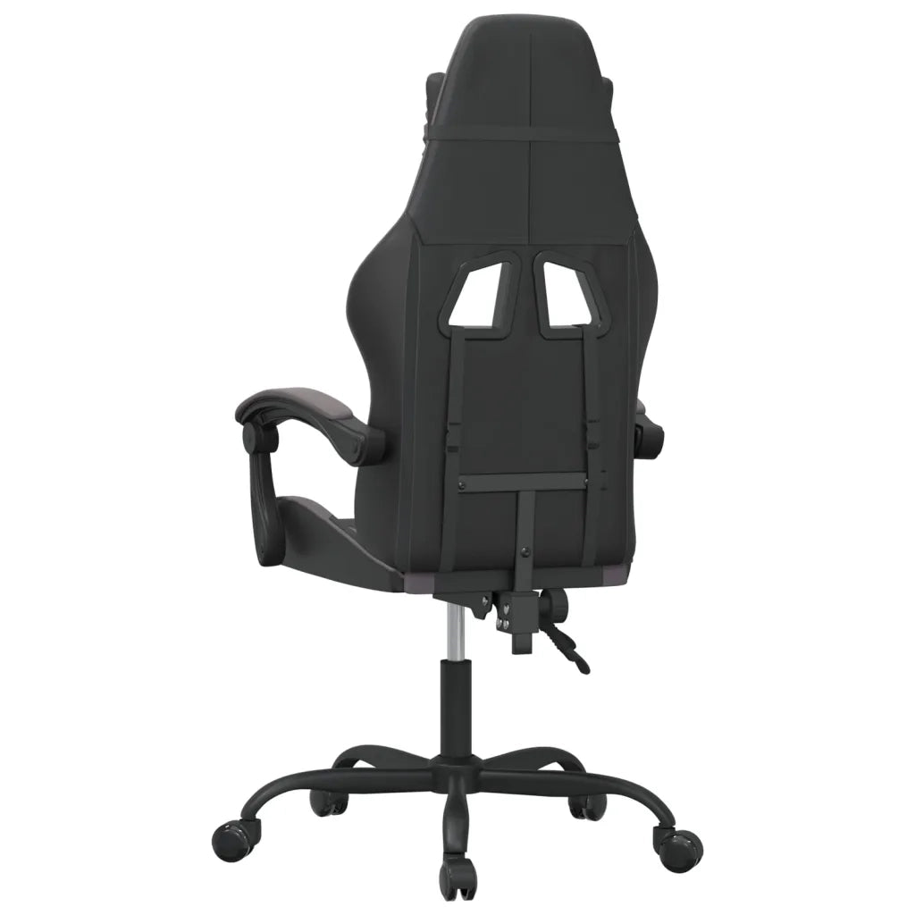 Sedia da Gaming Nera e Grigia in Similpelle 3143870