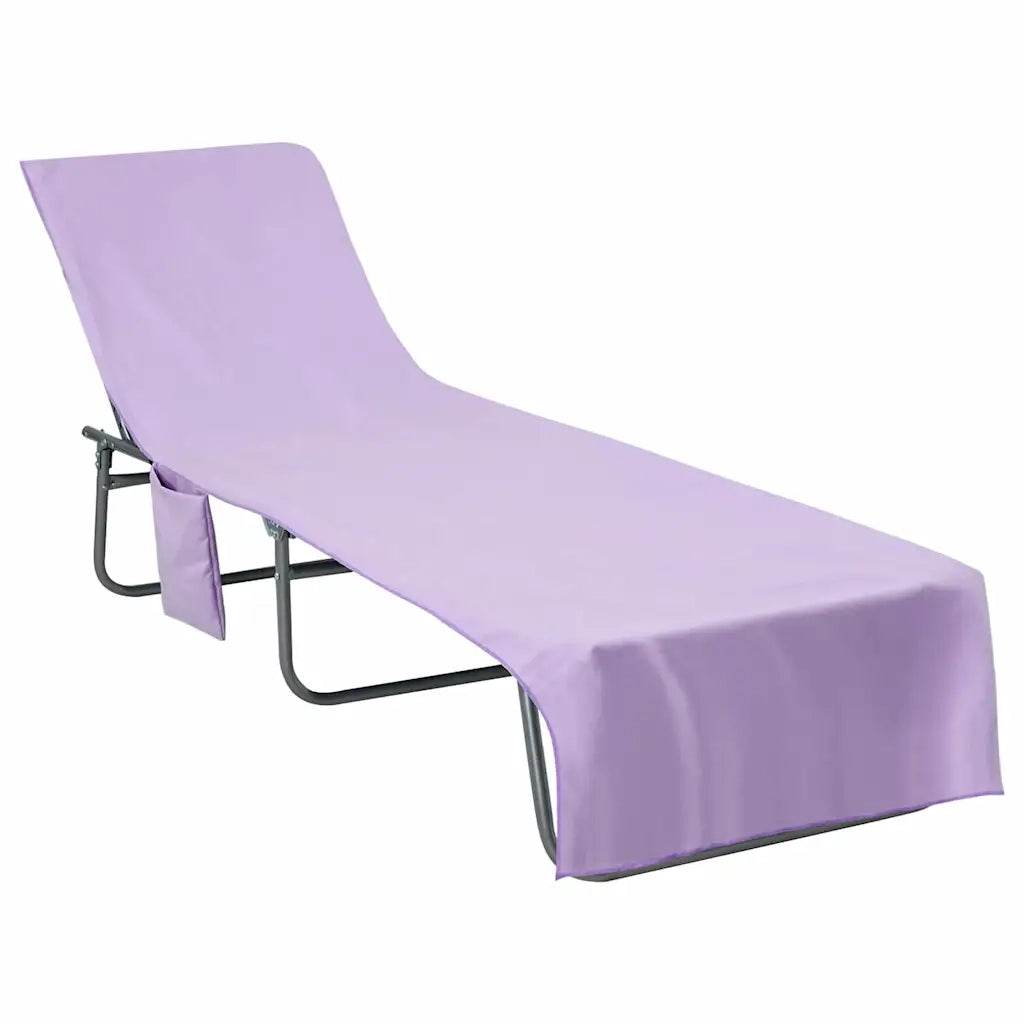 Asciugamani per lettino 2 pz | Teli per bagno Viola 210 x 75 cm