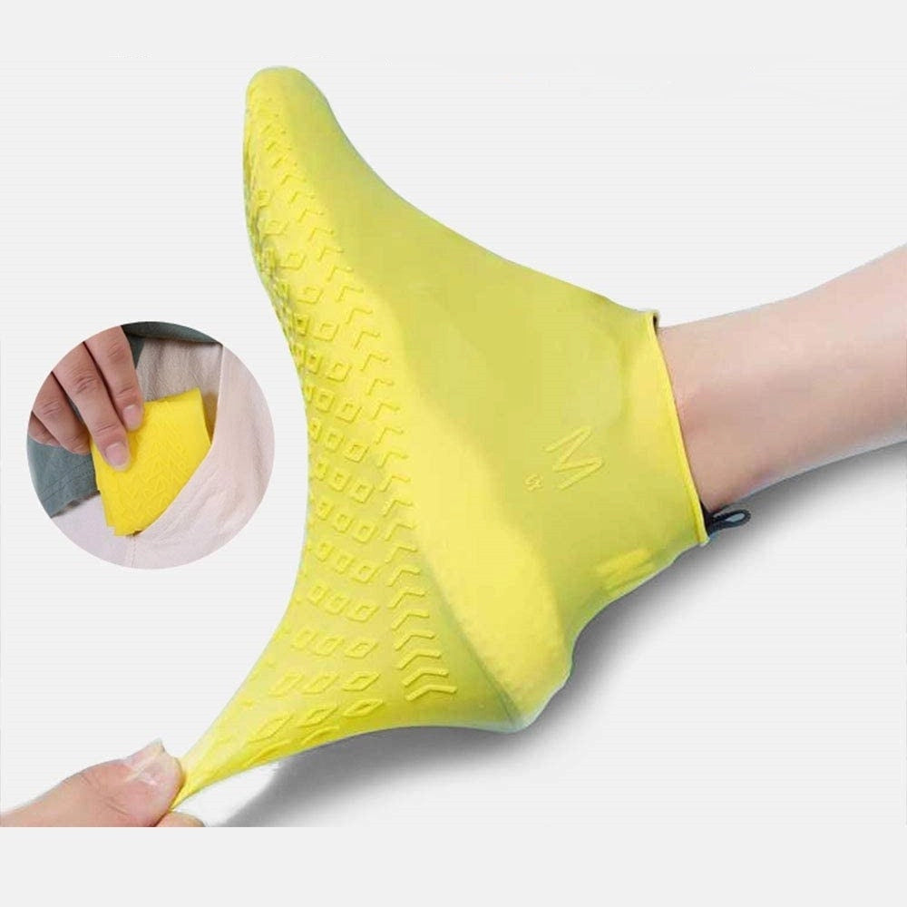 Trade Shop - Copri Scarpe Impermeabile In Silicone Antiscivolo Copriscarpe Lavabili Copertura -    M