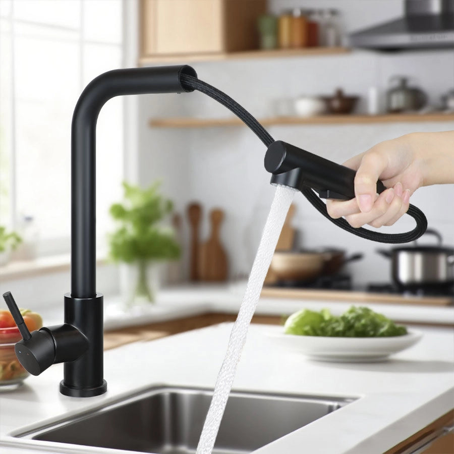 ZMH Miscelatore da cucina con doccia Miscelatore con 2 tipi di getto Cucina