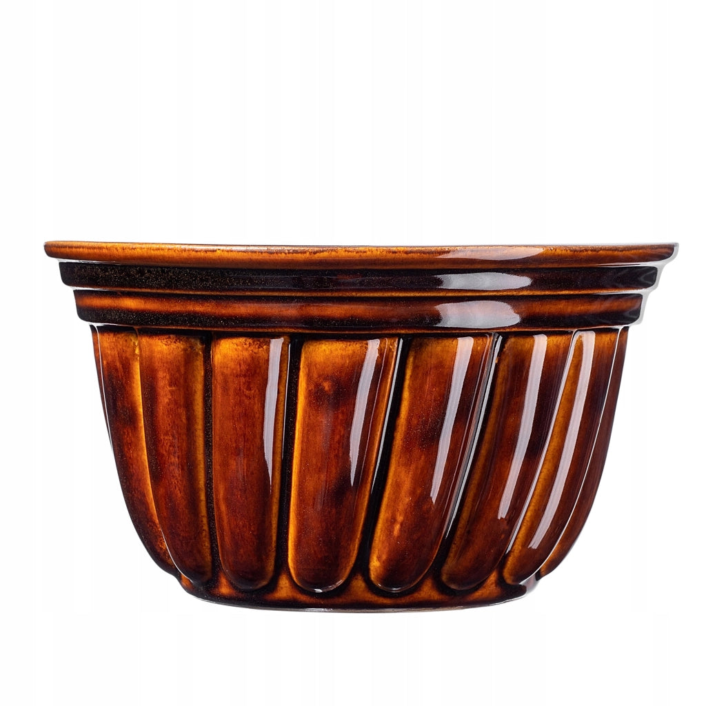 Teglia per torta KADAX con manicotto a camino, in gres, 27 cm, 5 litri.