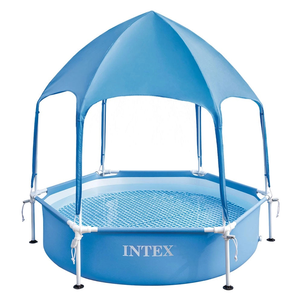PISCINA  CON TELAIO CANOPY METAL FRAME CM 183X38.700LT