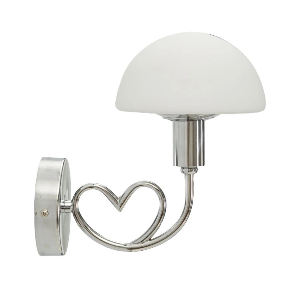 Lampada a Parete VKH70, Argento, Metallo, 23x15x22 cm