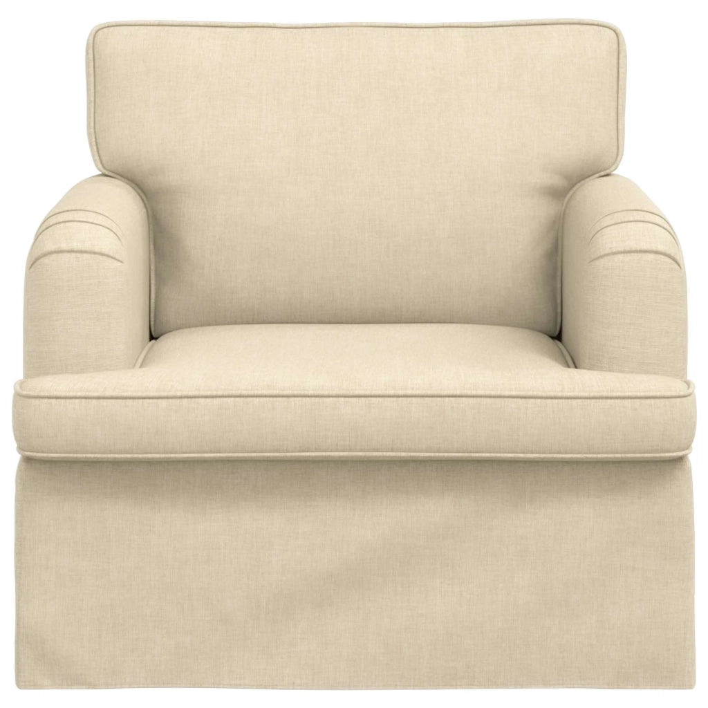 Divano Crema 84 x 80 x 85 cm Tessuto