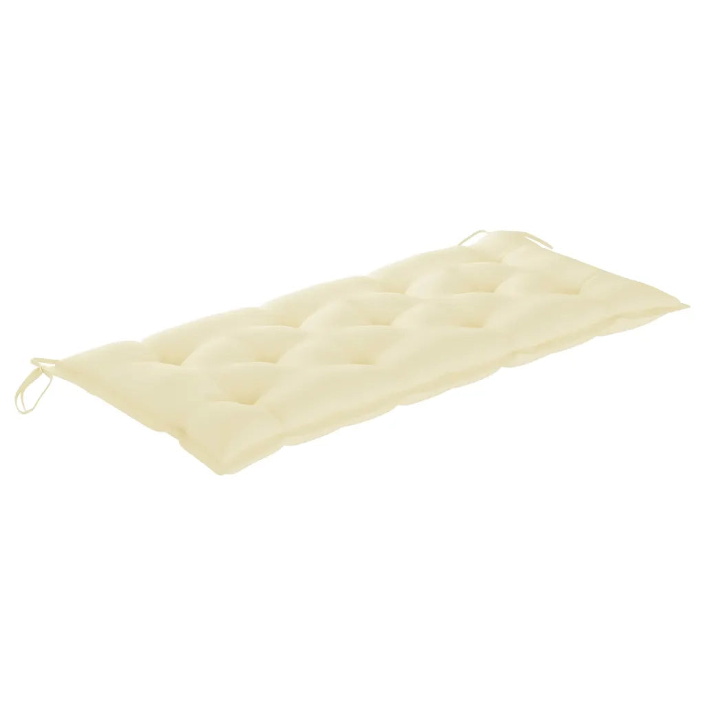Panca da Giardino con Cuscino 120 cm in Bamb¨´ 553504