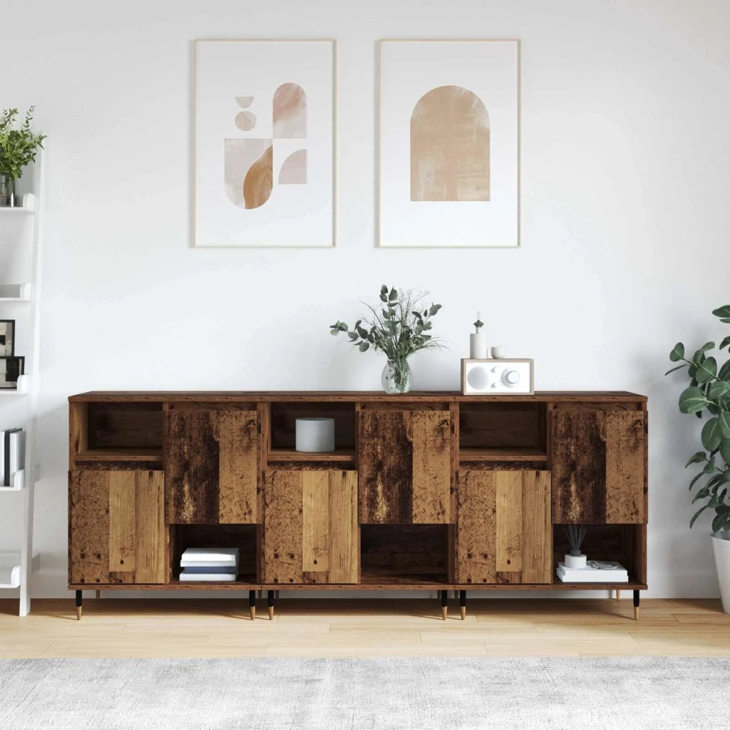 Credenza | Sideboards 3 pcs Legno vecchio
