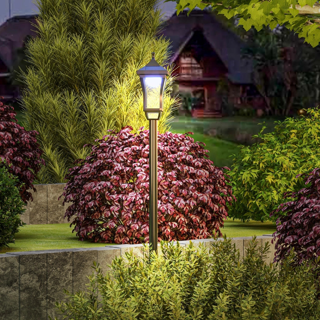 Farol Solar da Giardino ¨C Minimal ¨C ABS e Policarbonato 15x127 cm Nero