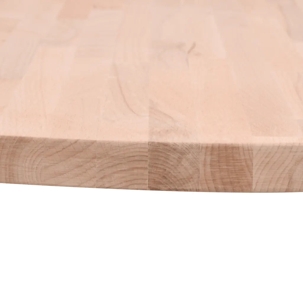 Piano per Tavolo | Superficie Tavolo | Piano Scrivania ?40x1,5 cm Rotondo in Legno Massello di Faggio
