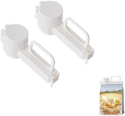 Clip per sacchetto da snack - 2 pezzi - con chiusura facile - clip per sacchetto