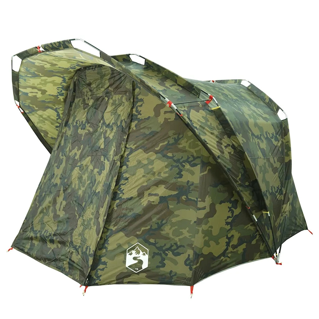 Tenda da Pesca per 4 Persone Mimetica Impermeabile