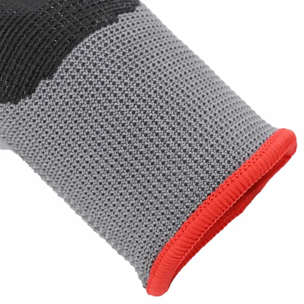 Guanti da Lavoro 12 pz Grigio e Nero 7 / S Poliestere CFW6131350
