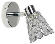 Applique Glossy 1 luce cromo cristallo G9 Candellux