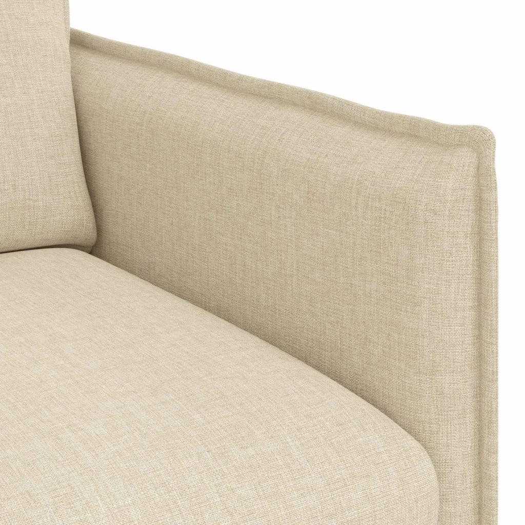 Set di divani 2 pcs Crema 136 x 82 x 85 cm Tessuto 3407528