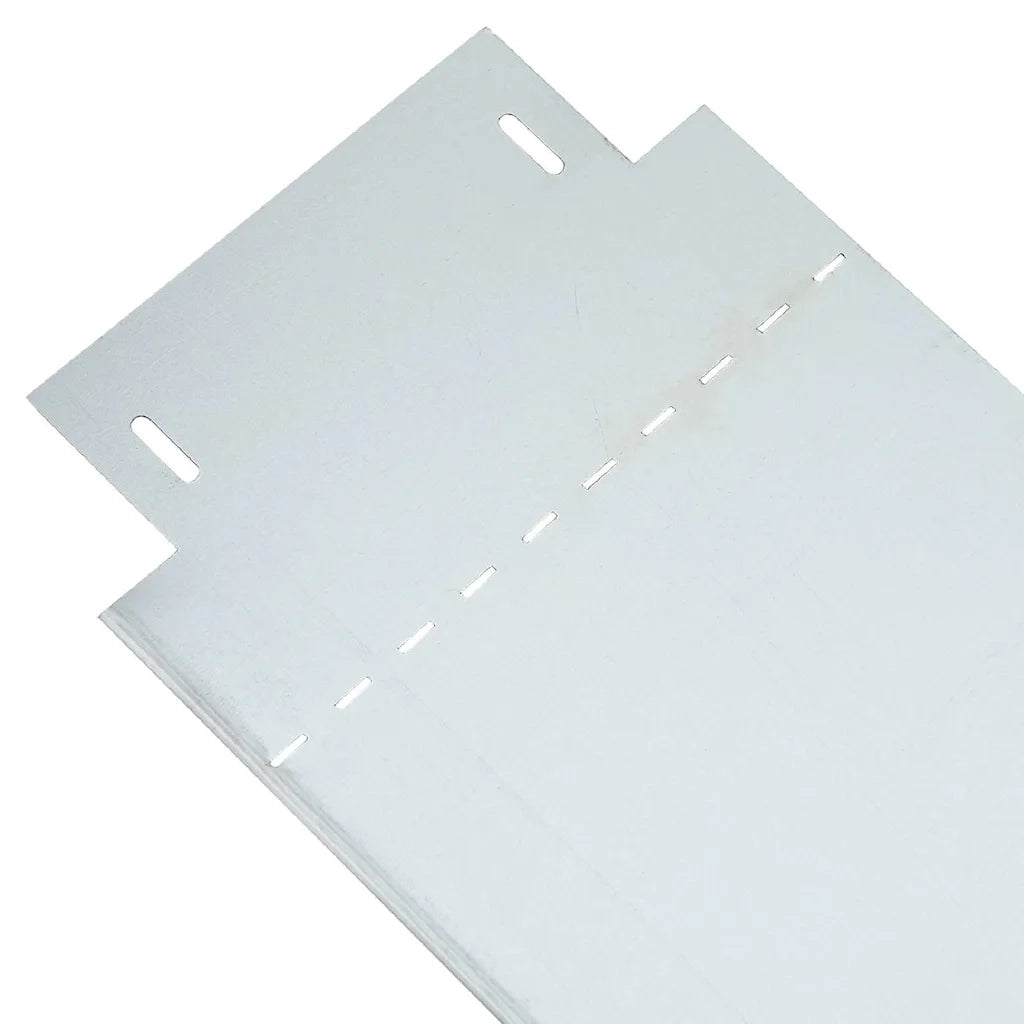 Bordure per prato 10 pz Argento 100 x 25 x 0,07 cm CFW2356516