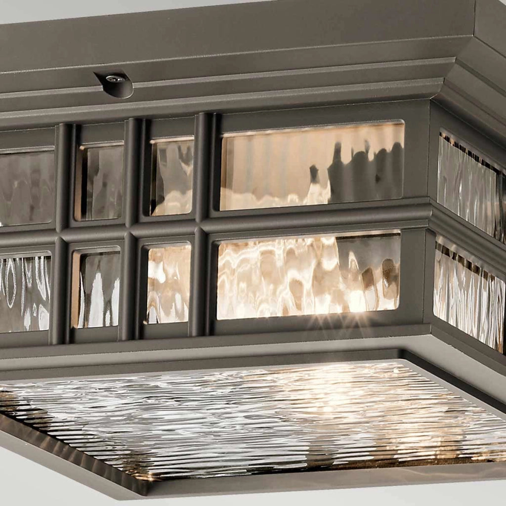 Plafoniera esterna Beacon Square bronzo E27 2x60W Kichler