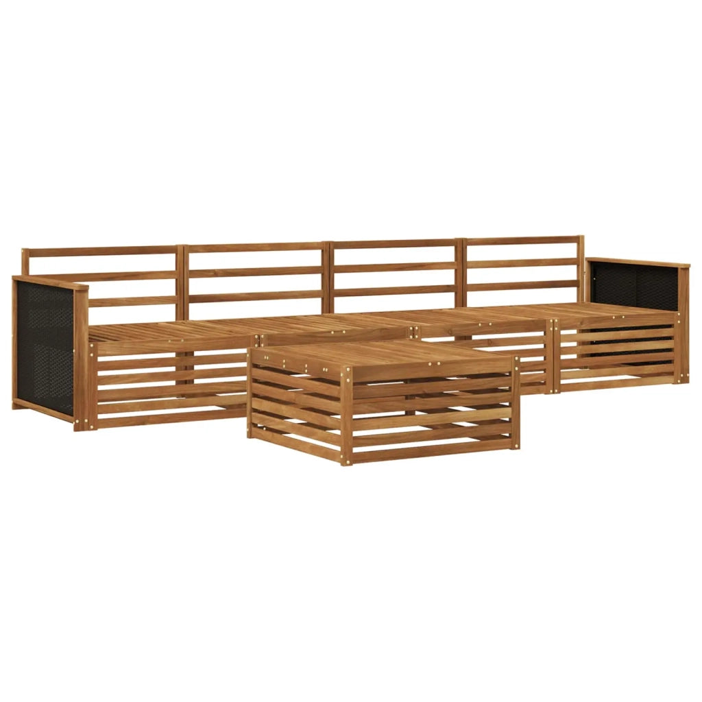 Set di divani da esterno 5 pcs Naturale 3382982