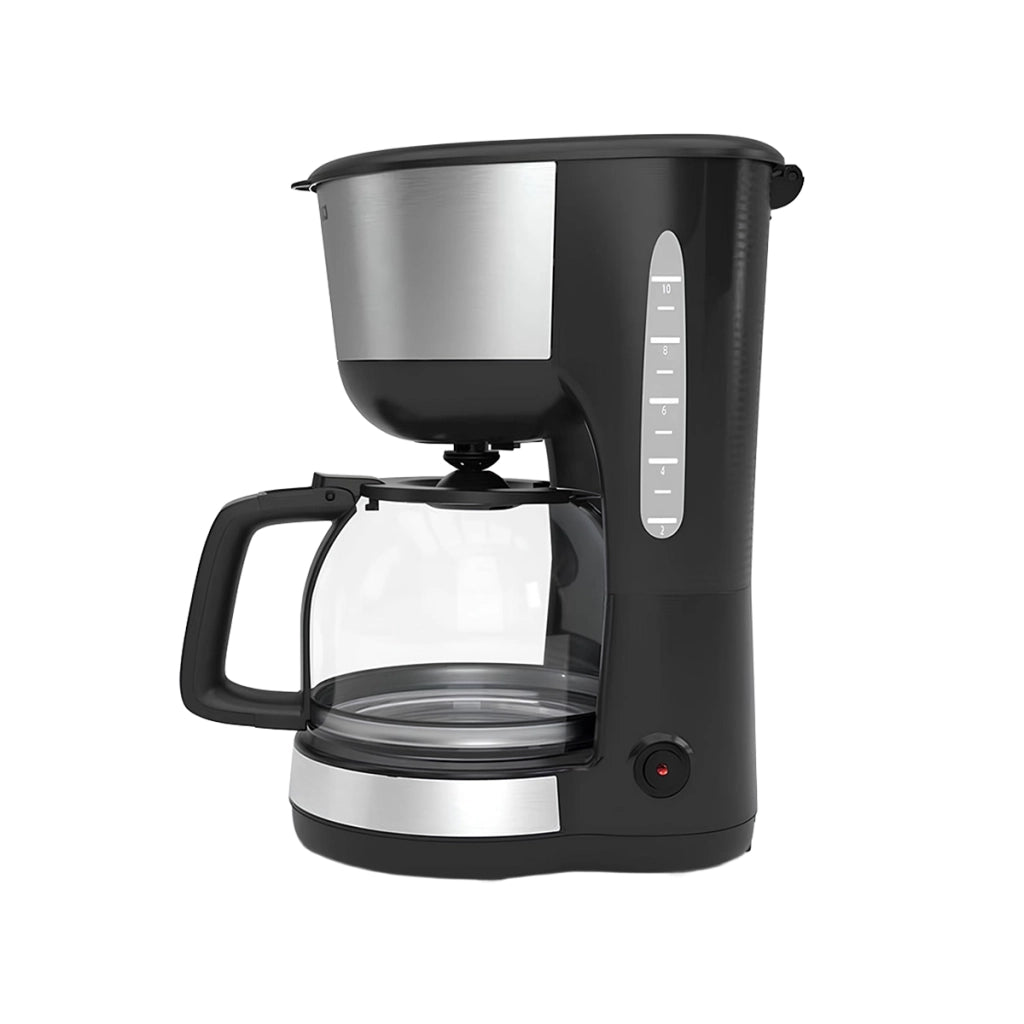 Macchina da Caffè Familiare 10 Tazze 1,25 L con Spegnimento Automatico 1000W Nero Butler