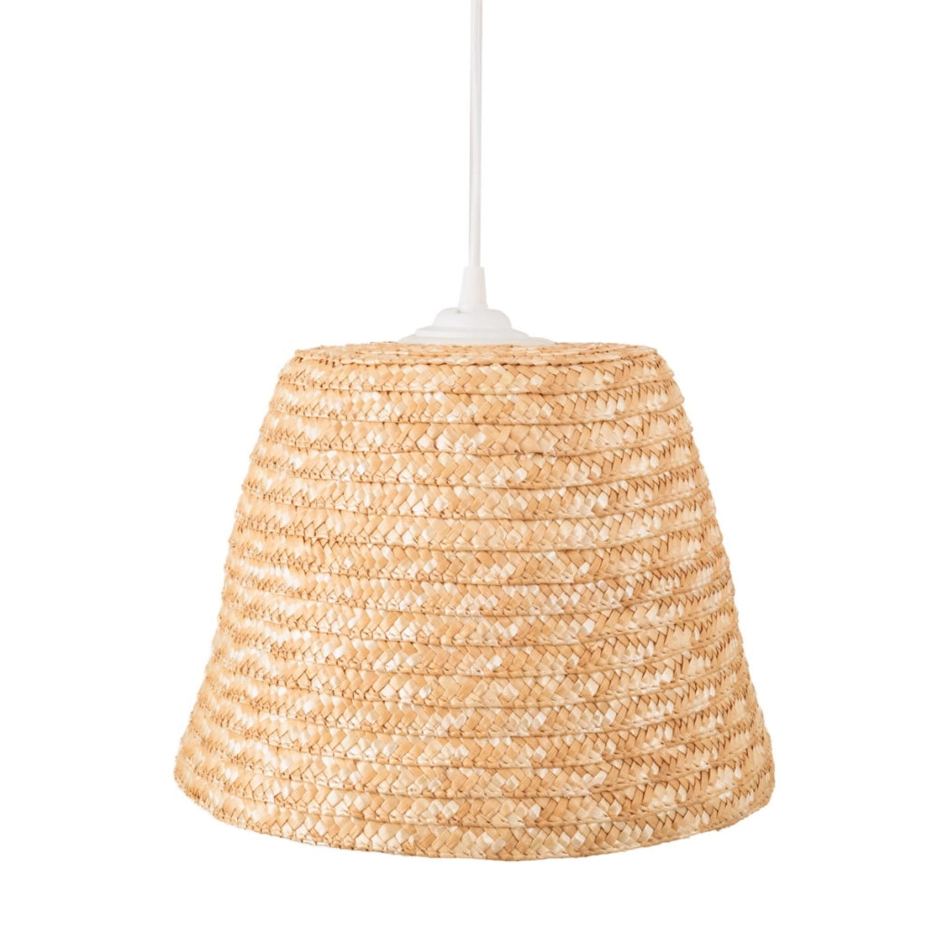 Lampada a sospensione Maxlight POT bianca paglia Ø30 E27