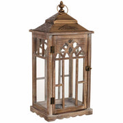 Lanterna in legno 26x21x58h cm