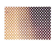 LAMIERA TRAFORATA ANODIZZATA  bronzo