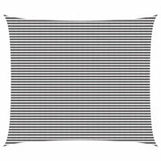 Telo Ombra Antracite e Bianco 6 x 7 m HDPE 42032782