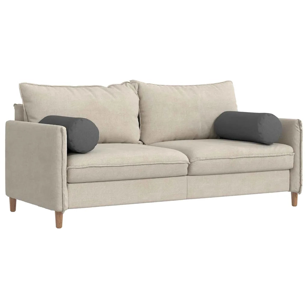 Cuscini a rullo 2 pz | Cuscini per sedie Grigio scuro ? 25 x 70 cm Tessuto