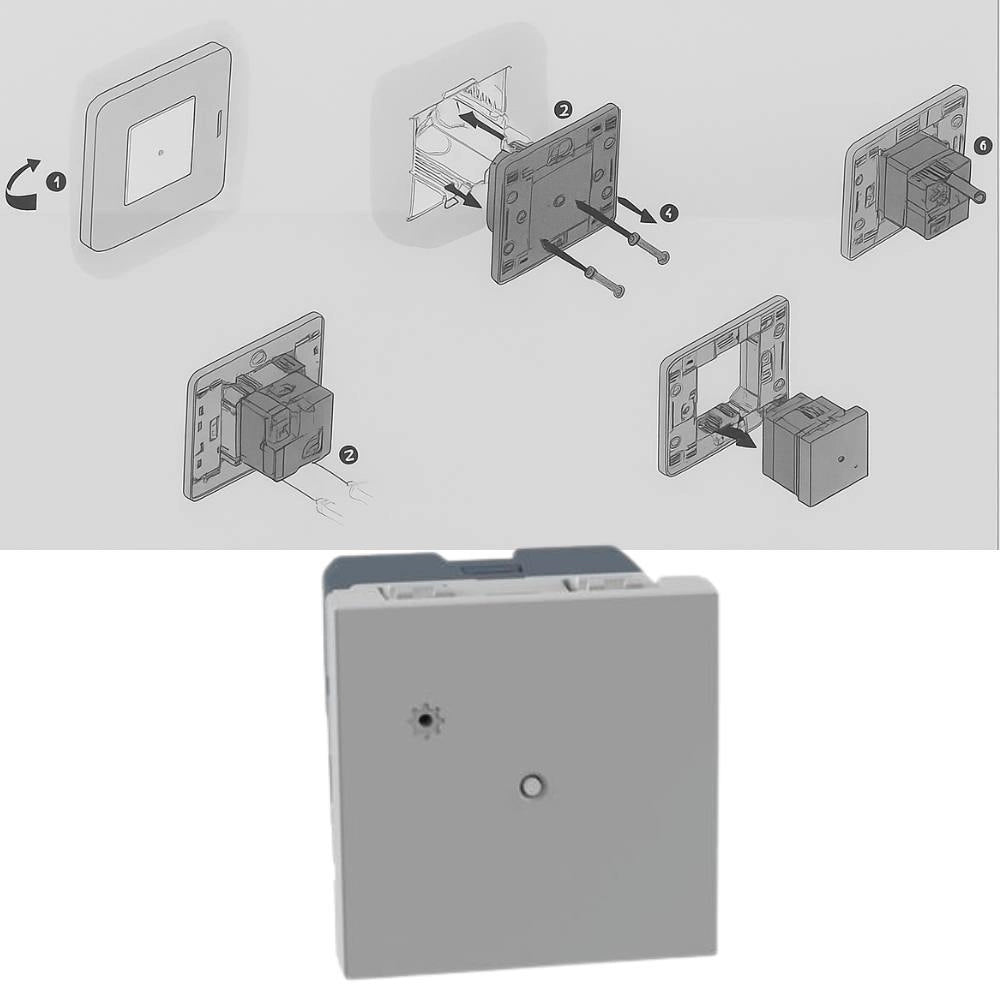 Bticino starter kit tapparelle smart con gateway e 5 comandi *** colore grigio, confezione 1