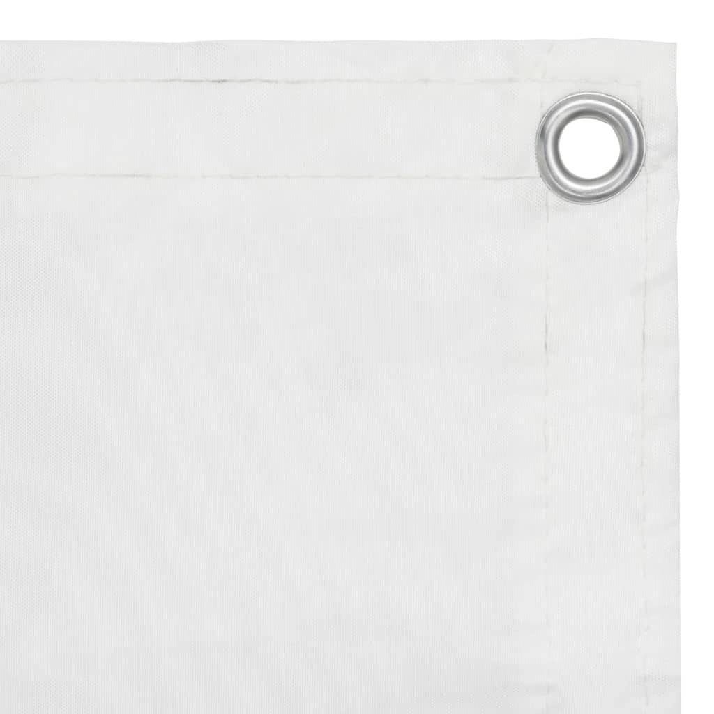 Paravento per balcone 75 x 500 cm tessuto oxford bianco 02_0010053