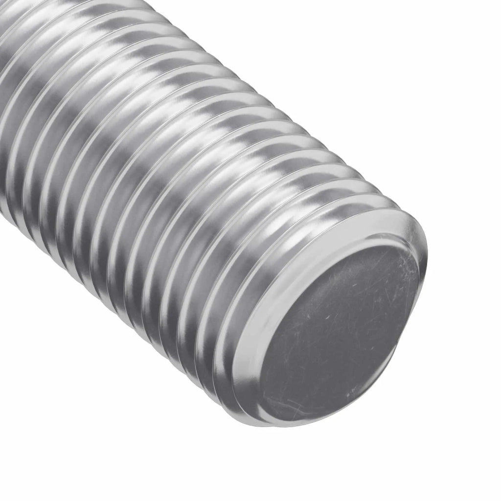Asta Filettata 2 pcs Argento 8 x 55 mm Acciaio 864442