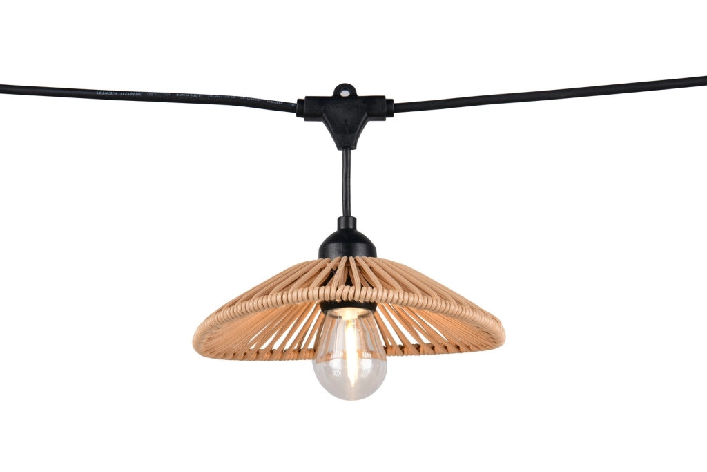 Catena luminosa boho nera 10xE27 IP44 CHAIN RL