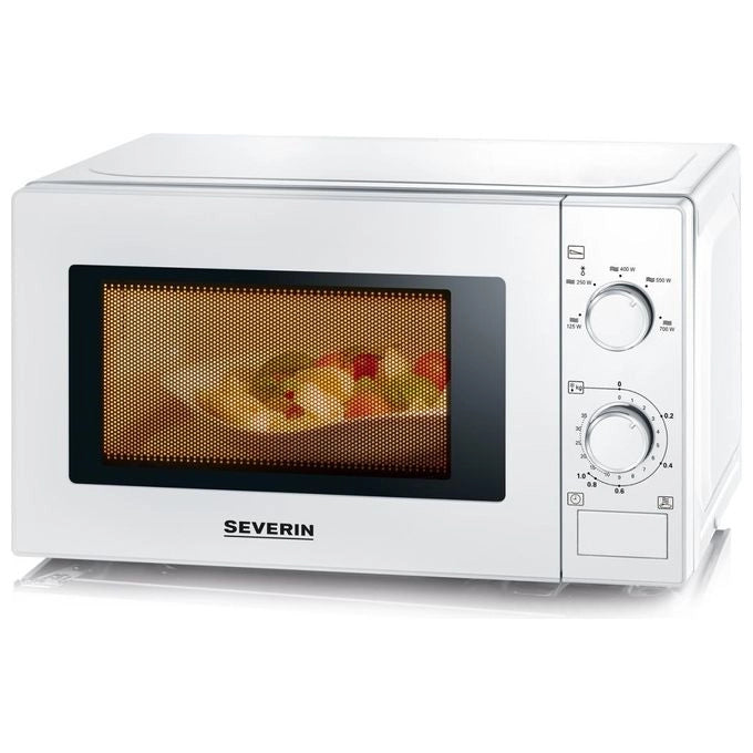 Severin MW 7770 Forno a microonde Solo Microonde 20 L 700 W Scongelamento colore Bianco