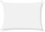 AIO FACTORY Vela ombreggiante 3x5 m Vela parasole da giardino impermeabile in bianco