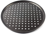 Piastra per Pizza in Acciaio di Carbonio - 32CM - Perforata