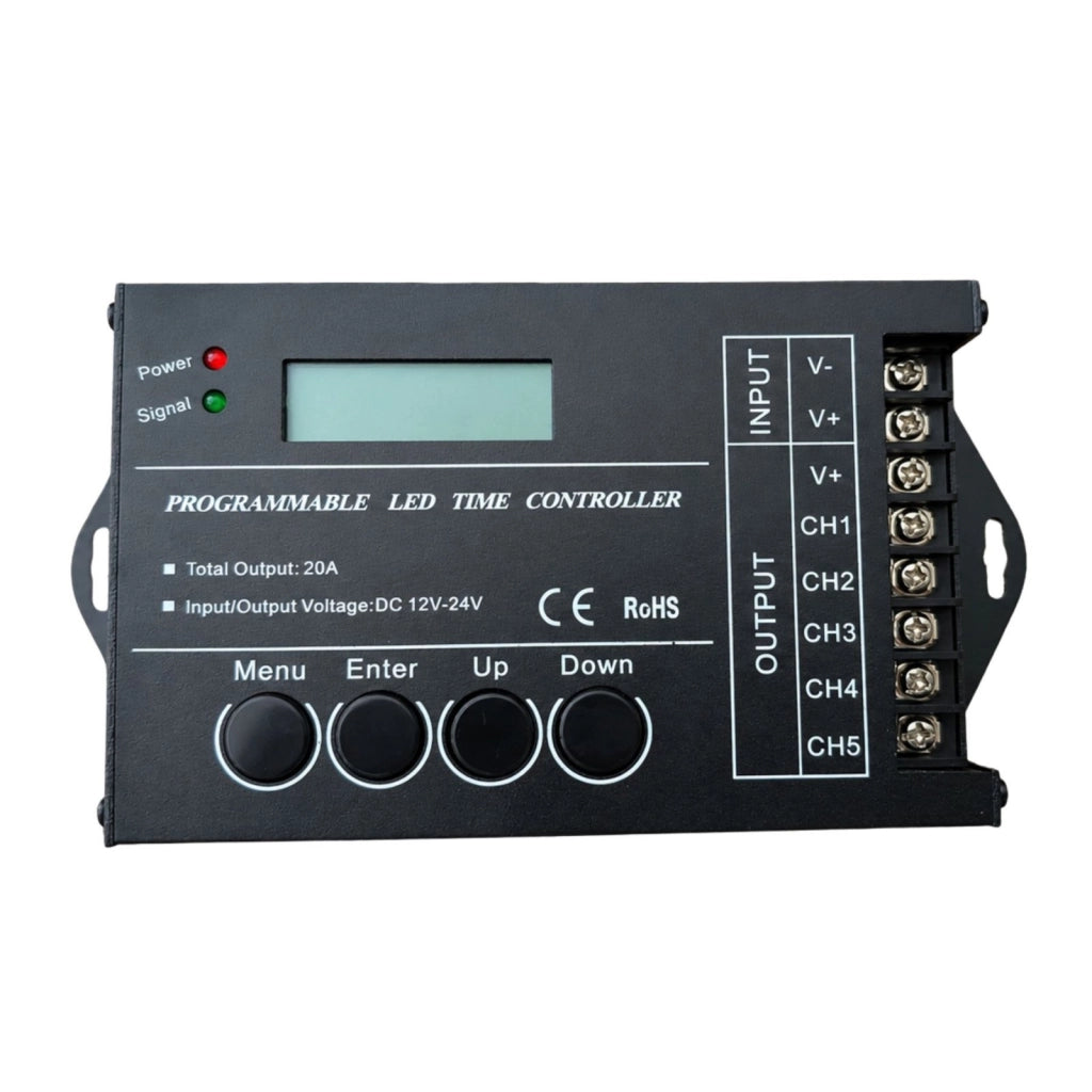Centralina Led Timer Alba Tramonto Programmabile Time Led Controller Per Acquari Canarini Serre TC420