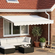 Cornice per Tenda Manuale con LED Bianco 3,5 x 2,5 m 3420605