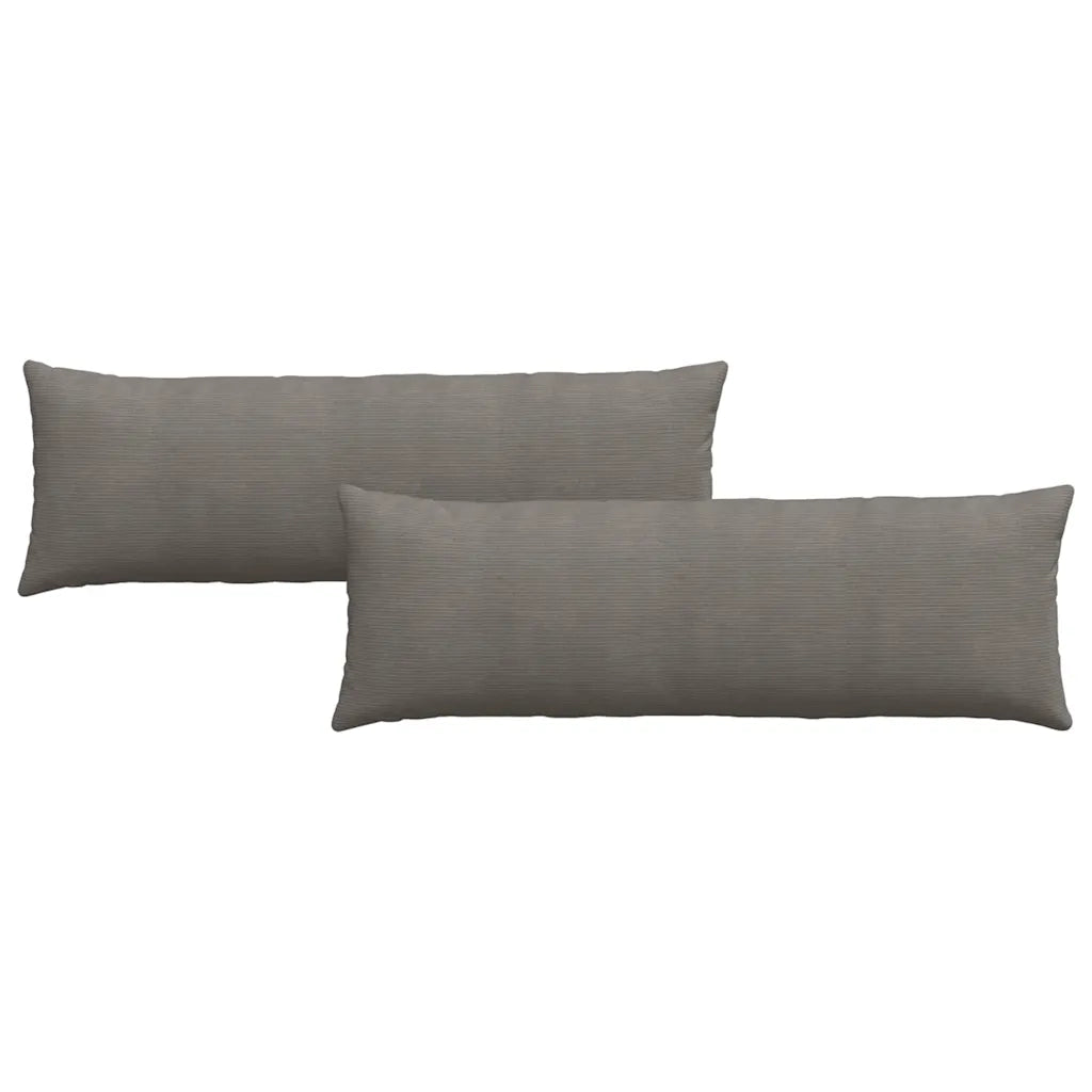 Cuscini da Divano 2 pz-Set di 2 Cuscini per Sofa Grigio chiaro 120 x 40 cm 887700