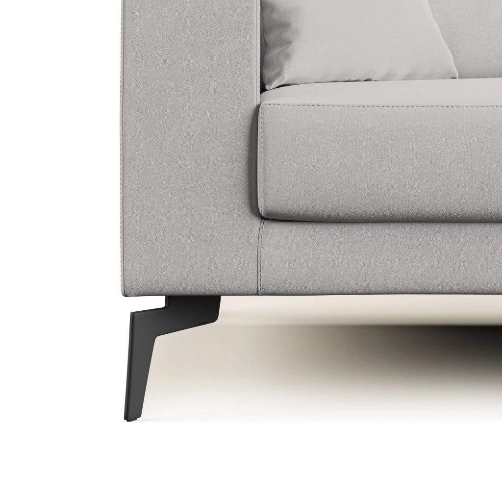 Prestige Divano design moderno T11 186 cm grigio chiaro